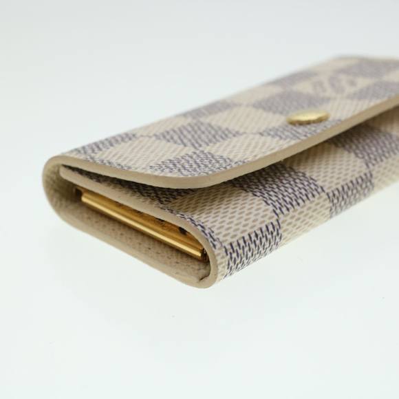 LOUIS VUITTON Damier Azur Multicles 4 Key Case N60020 LV Auth 41614 - Picture 15 of 16